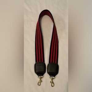 Clare V. Black and Red Shoulder Bag Strap